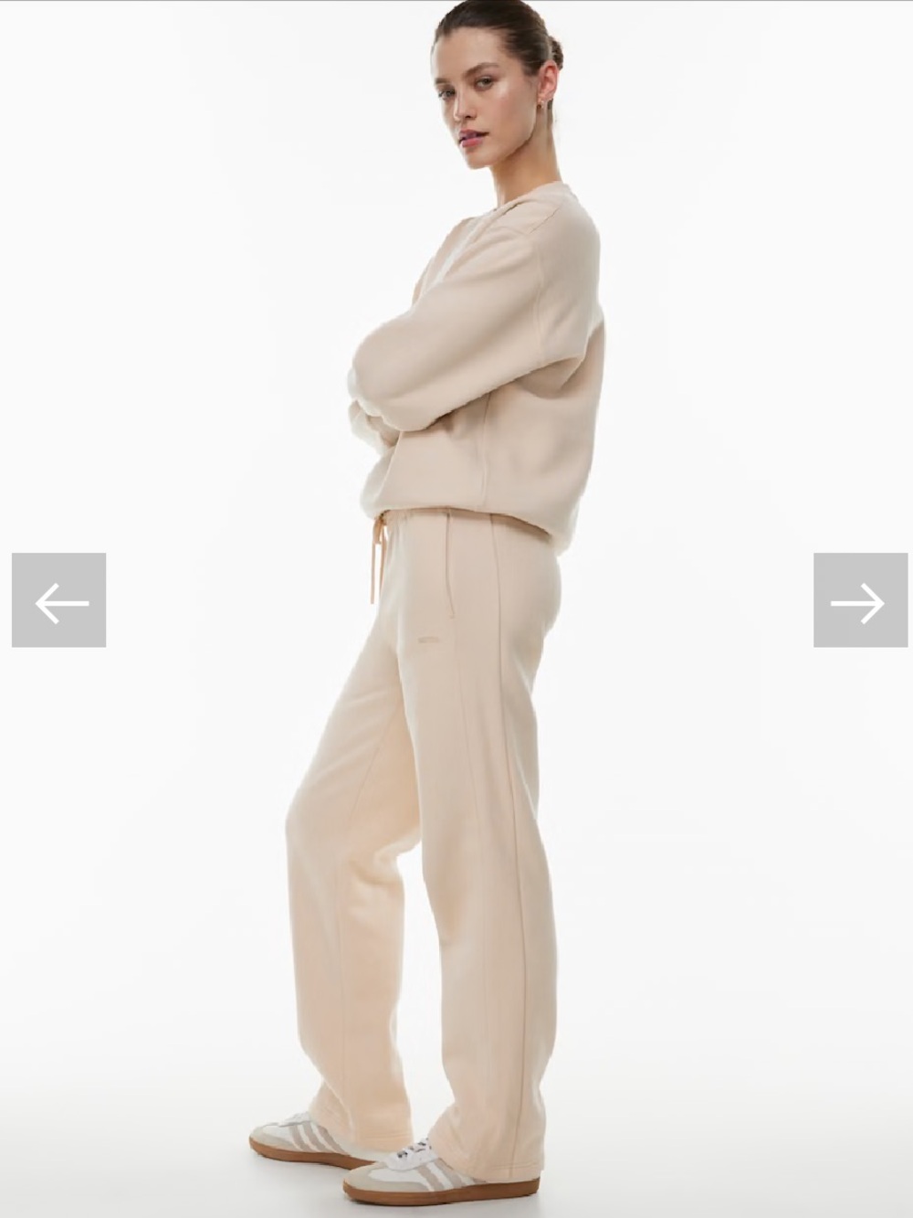 NWOT Aritzia Cozy Fleece Boyfriend Fit Straight Leg Sweatpants M